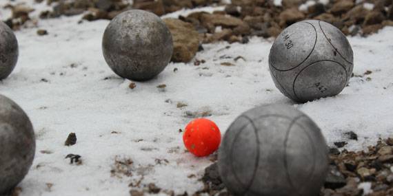 winterlinge, eisboule