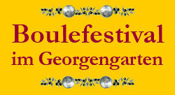 Boulefestival im Georgengarten