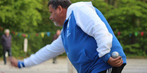 Philippe Quintais beim Training in Hannover