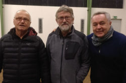 Gluehweinturnier B-Sieger: Hermann Brandes, Victor Friesen und Wolfgang Zikownia